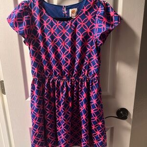 TG Total Girl Pink and Blue Dress